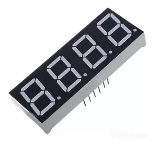 Display 7 Segmento 4 Dígitos Cátodo Común | OH Electronics
