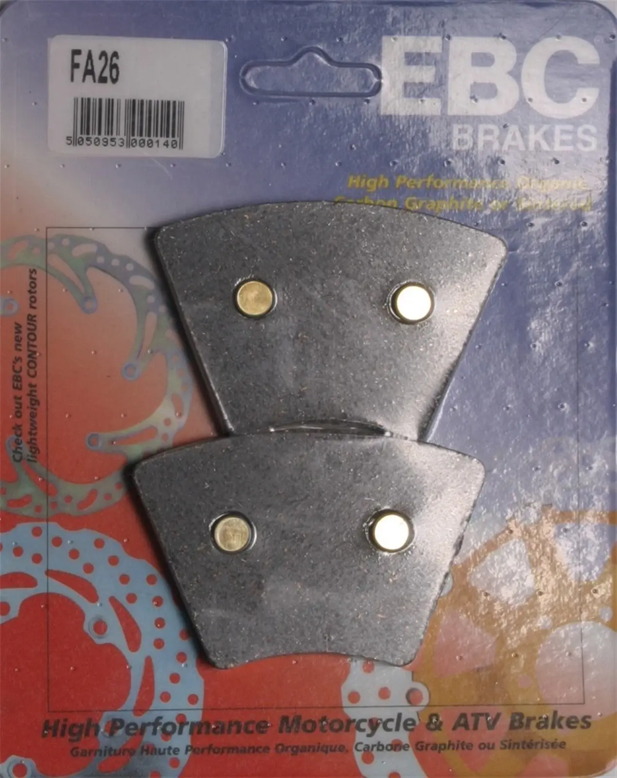 EBC FA26 organic disc brake pads for Honda vintage motorcycles