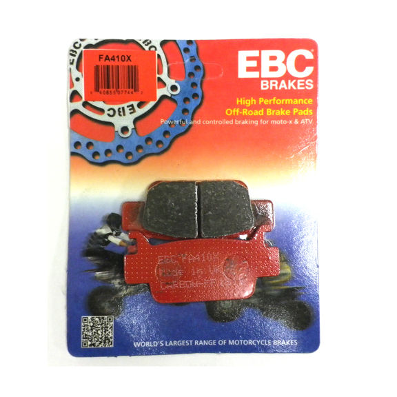 EBC FA410X X-Series carbon off-road disc brake pad set for motocross and trail bikes
