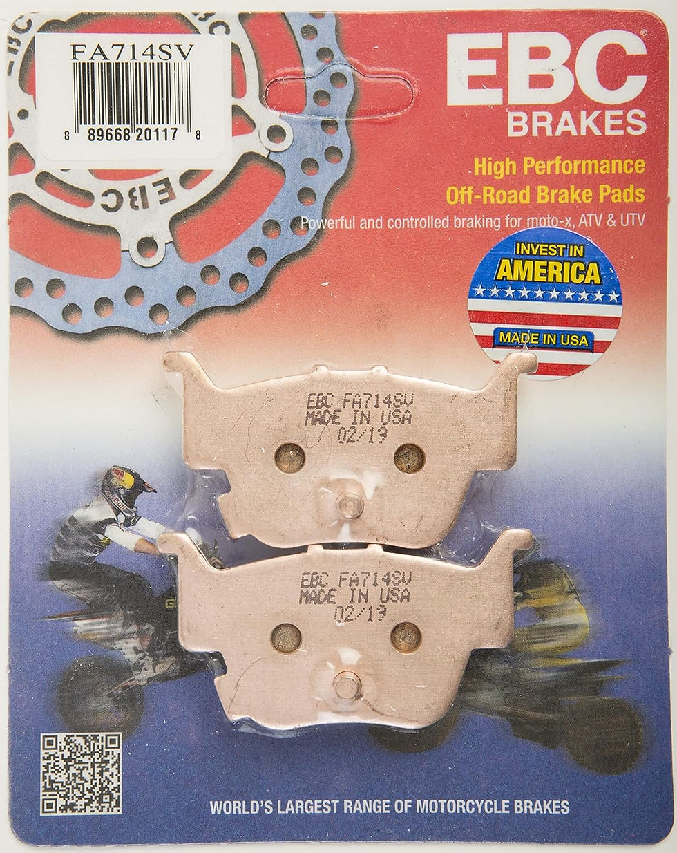 EBC FA714SV SV Series severe duty disc brake pads for ATV / UTV replacement