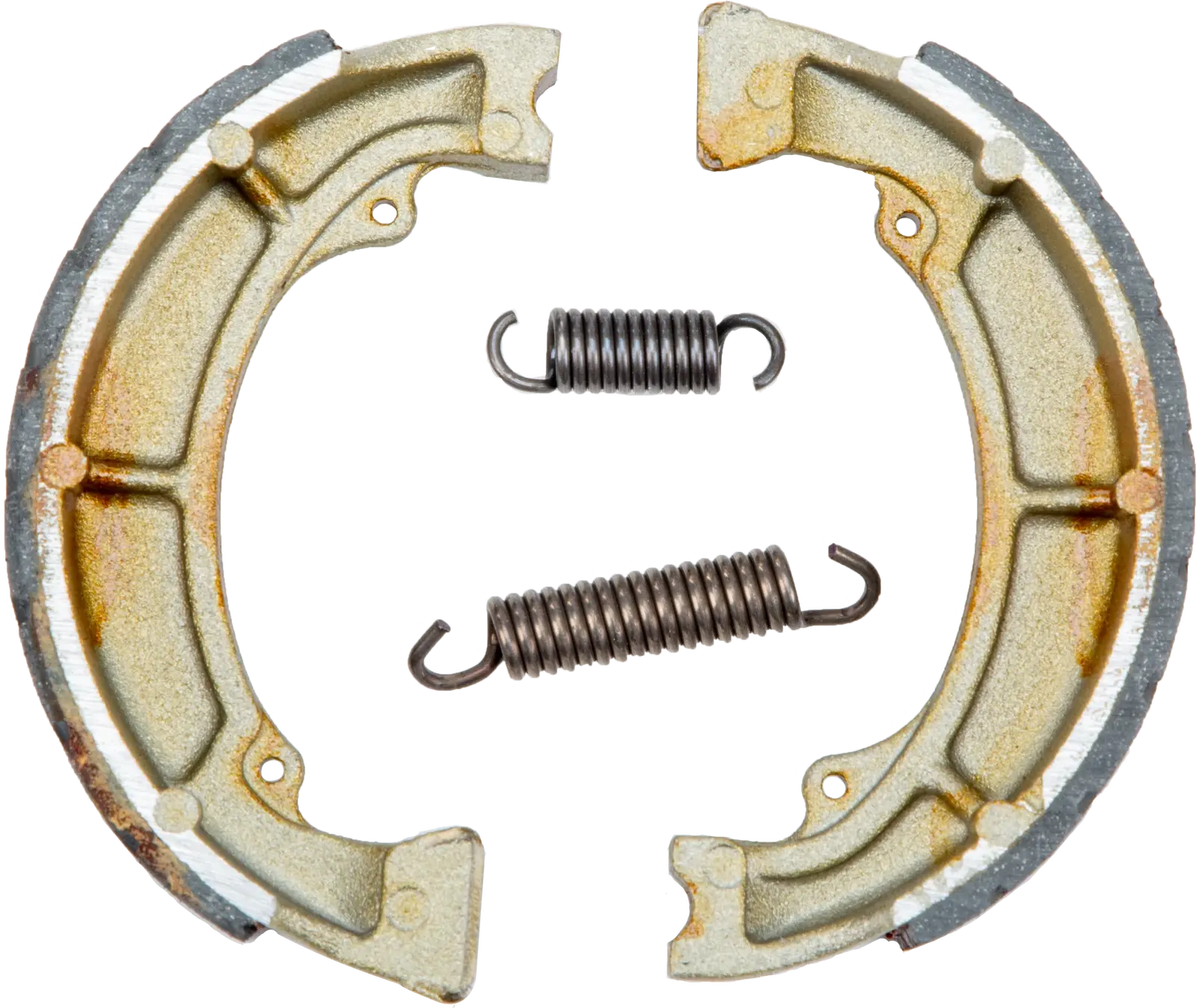 EBC 704G grooved organic brake shoes pair for motorcycle / dirt bike drum brake system
