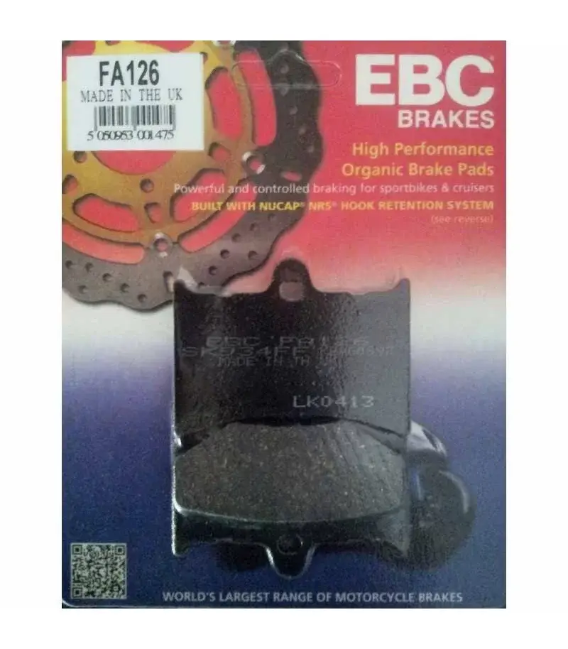 EBC FA126R sintered disc brake pads for ATV and off-road use