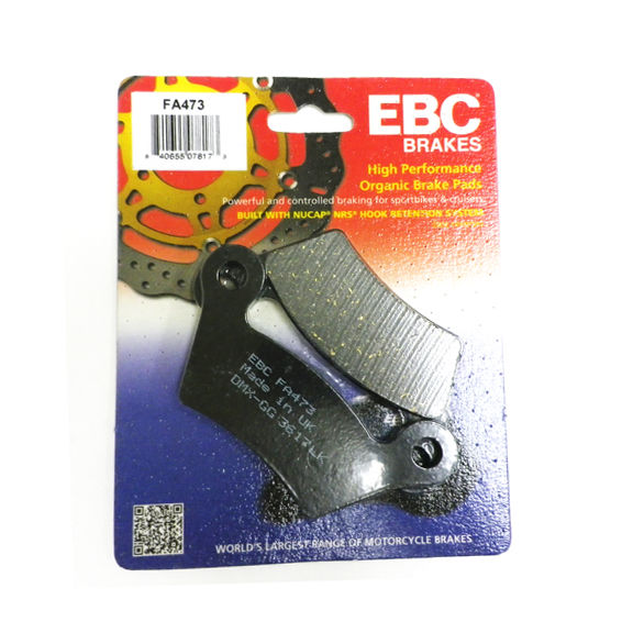 EBC FA473 organic brake pad set for motorcycle / scooter usage