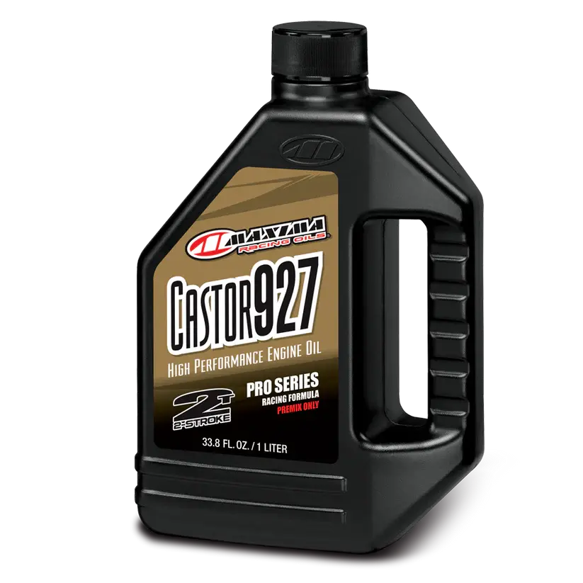 Maxima Castor 927 Premix 1L two-stroke engine oil bottle
