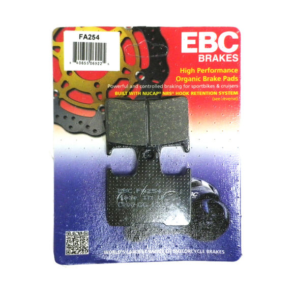 EBC FA254 organic motorcycle disc brake pads replacement