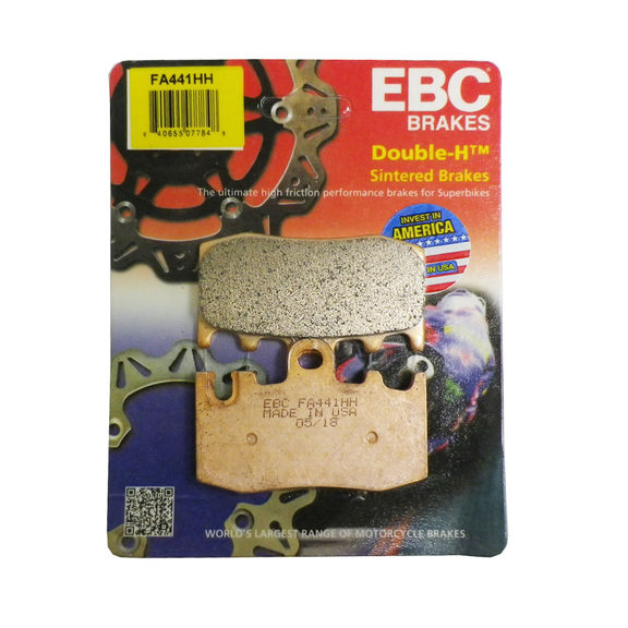 EBC FA441HH double H sintered motorcycle brake pad set for street and touring bikes