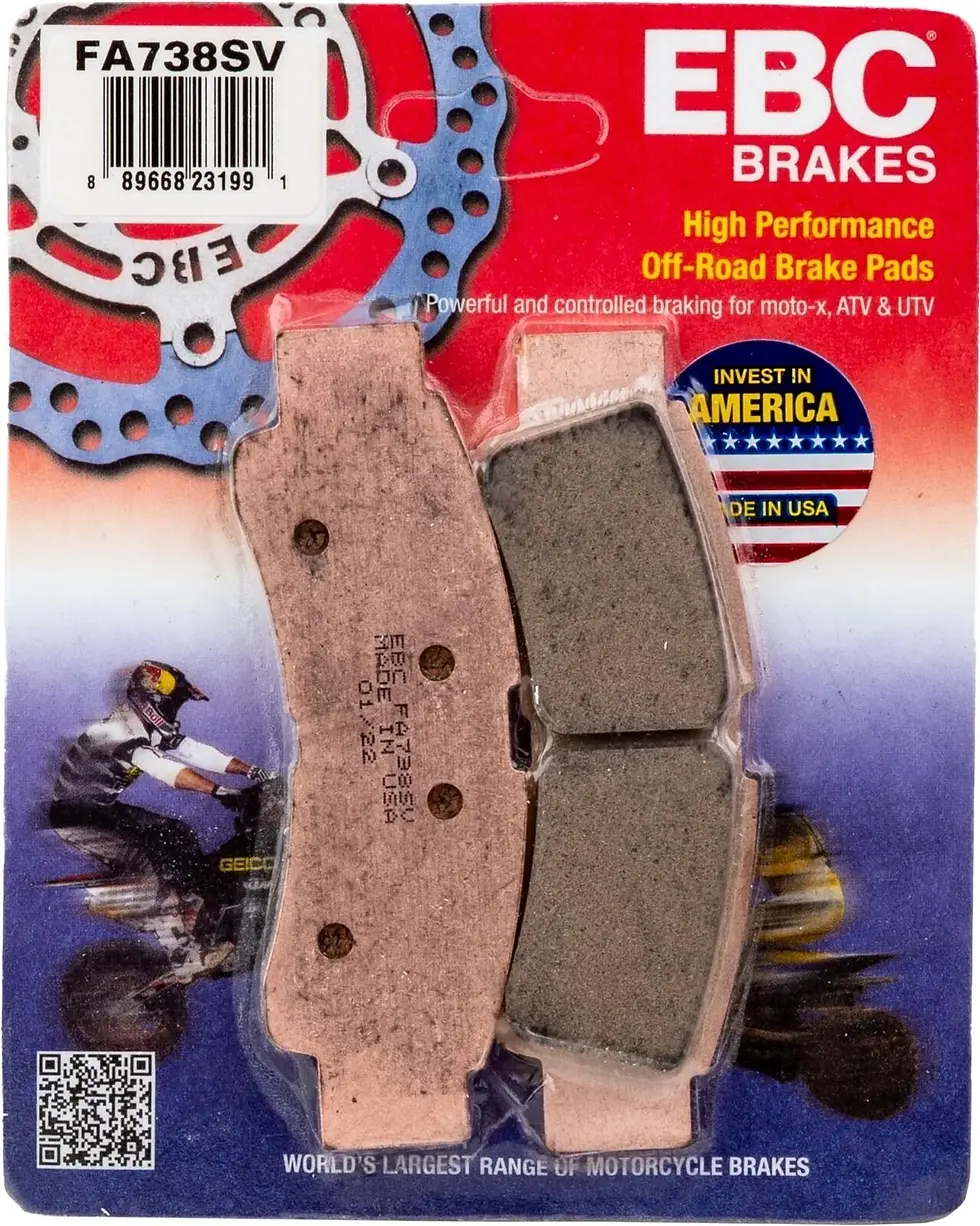 EBC FA738SV SV Series severe duty disc brake pads for UTV/ATV replacement
