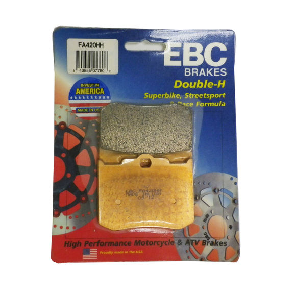 EBC FA420HH Double-H sintered motorcycle disc brake pad set for sport and touring bikes