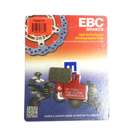 EBC FA351X R-Series Sintered Motorcycle Brake Pads for Street and Touring