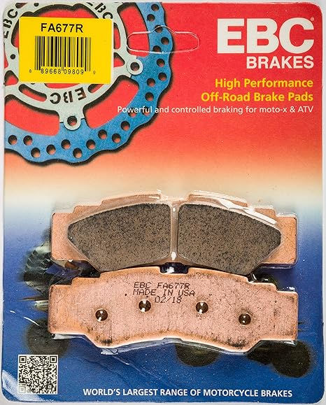 EBC FA677R R-Series sintered brake pads for Yamaha YXZ1000R SS XT-R