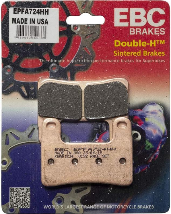 EBC FA724HH Double-H sintered front brake pads for street / sport motorcycle