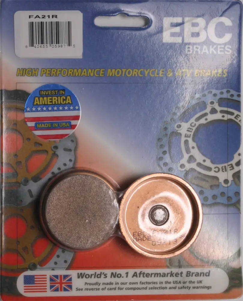 EBC FA21R R Series Sintered Disc Brake Pads for ATV and Off-Road Motorcycles