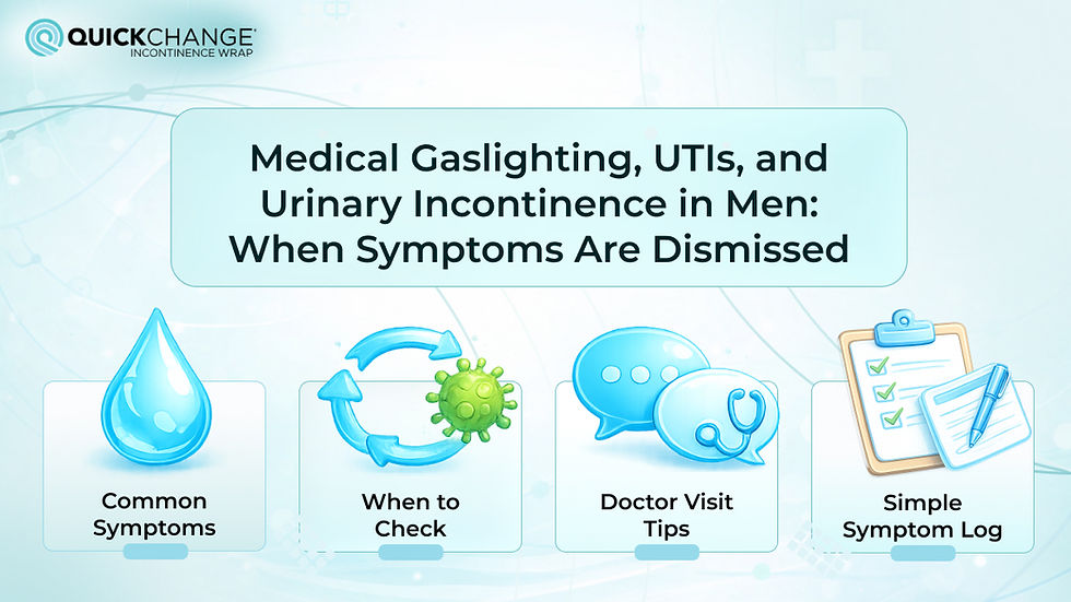 Medical Gaslighting, UTIs, and Urinary Incontinence in Men: When Symptoms Are Dismissed