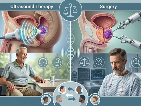 Ultrasound Therapy for Prostate Cancer Shows Early Functional Benefits Over Surgery, but Cancer Control Still Unclear