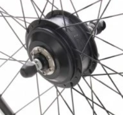 motor v předním kole