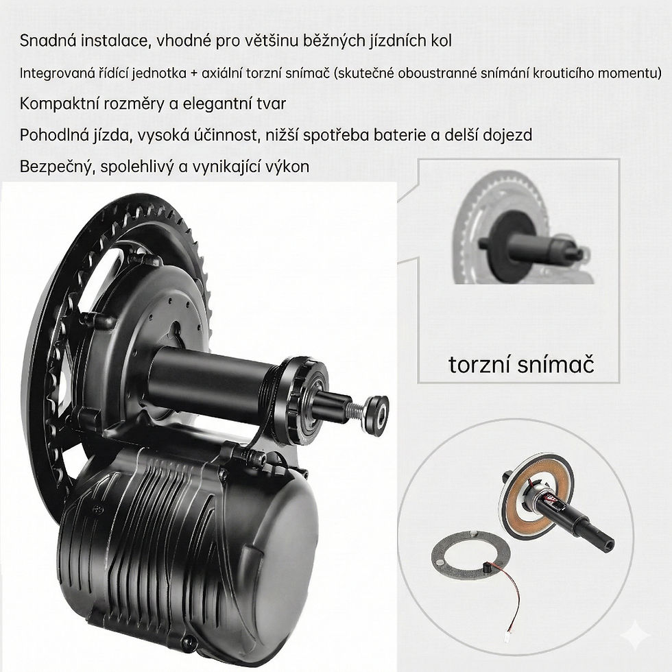 Miniatura: Středový motor TONGSHENG 750W TSDZ8