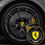 Thumbnail: Ferrari Black Car Wheel Rim Tire Center Hubcap Sticker Decal Cover Emblem Logo