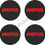 Thumbnail: Motul Red Car Wheel Rim Tire Center Hubcap Sticker Decal Cover Emblem Logo