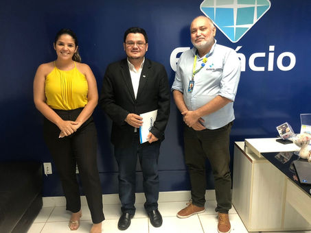 O Procurador Jurídico do Município Dr. Gilberto Moura cumpriu agenda na Faculdade Estácio Unimeta