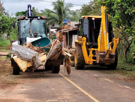Segunda etapa do Programa Cidade Limpa chega a dois bairros em Senador Guiomard
