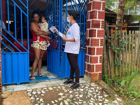 Agentes de Saúde fazem trabalho preventivo de combate à Dengue
