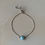 Thumbnail: Round Larimar Bracelet - Adjustable