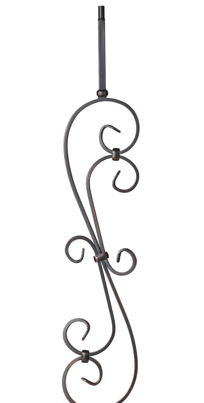 Ornate stair baluster design