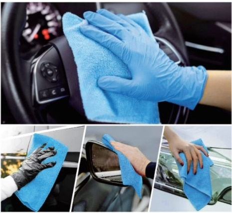 תמונה ממוזערת: גליל 80 מגבות מיקרופייבר M כחול MAXUS 63642