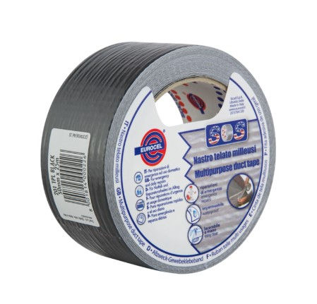 סרט חבלה בד "2 שחור תוצרת איטליה