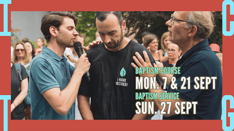Baptism Course / Baptism Service