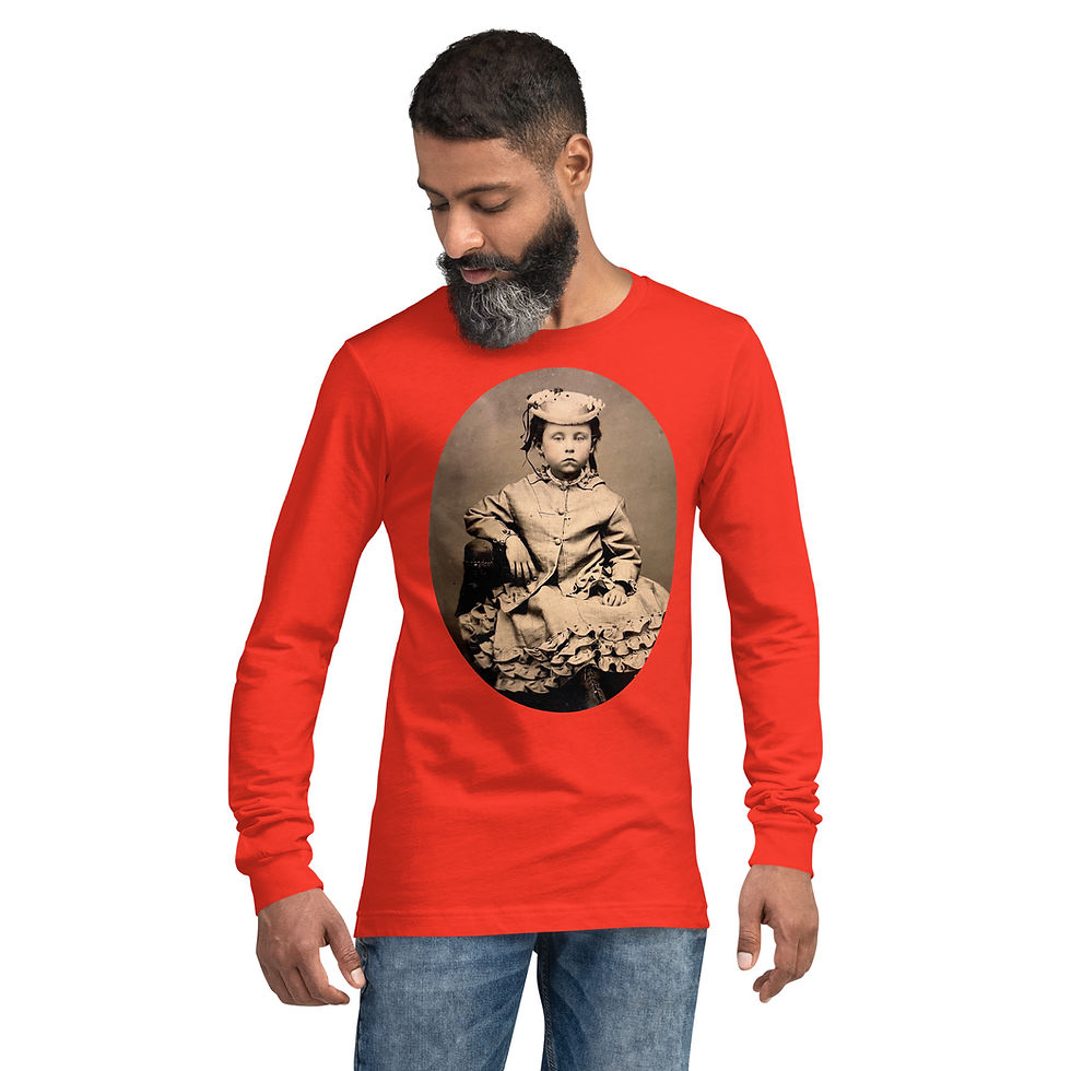 Thumbnail: Ruffled-Suited Sailor Unisex Long-Sleeve T-shirt