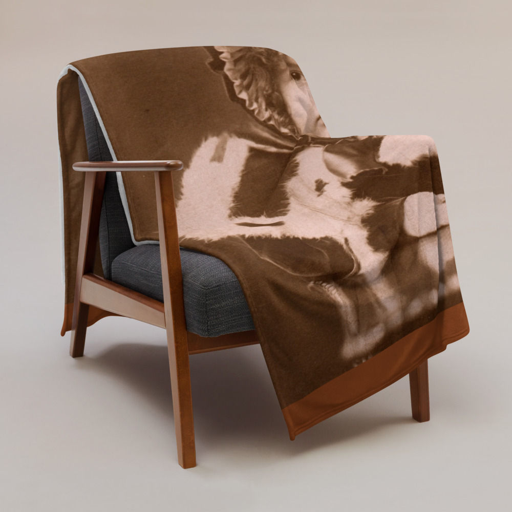 Louise Is Very Warm Giant Throw Blanket