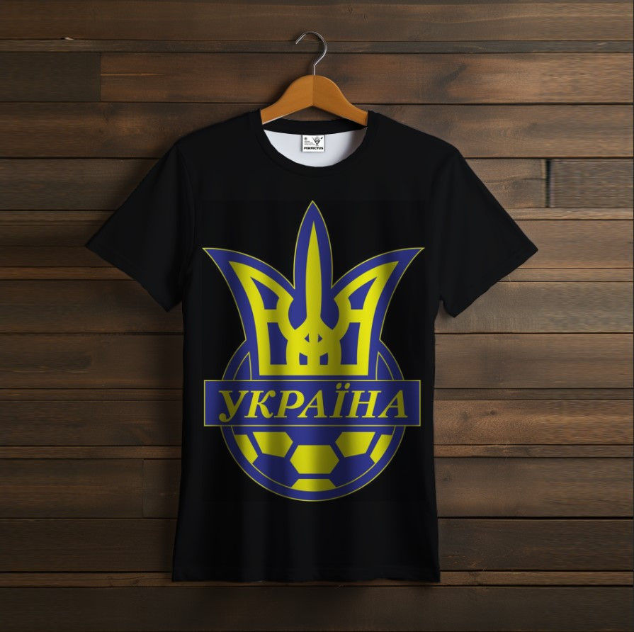 T-shirt Emblem national football team Ukraine