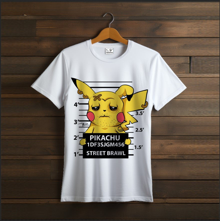 T-shirt Pokemon game anime characters 07