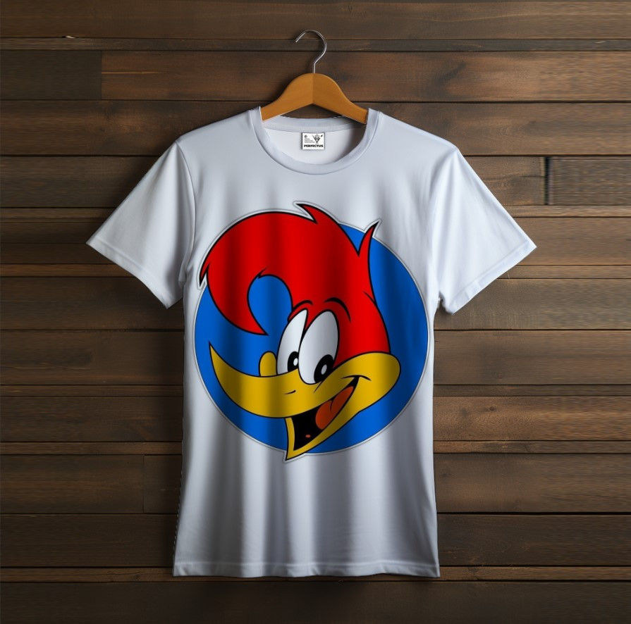 T-shirt Woody Woodpecker cartoon