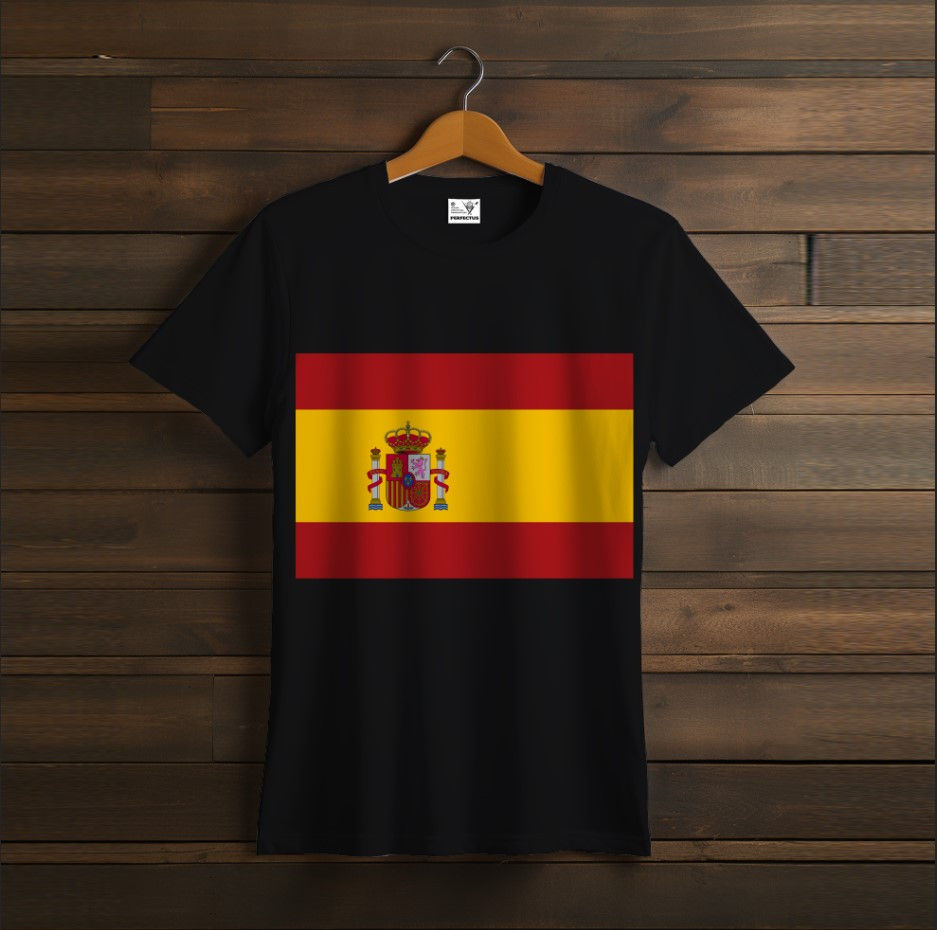 T-shirt Flag Spain coat of arms