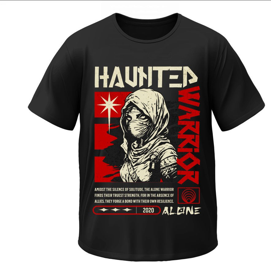 T-shirt Anime girl hunter