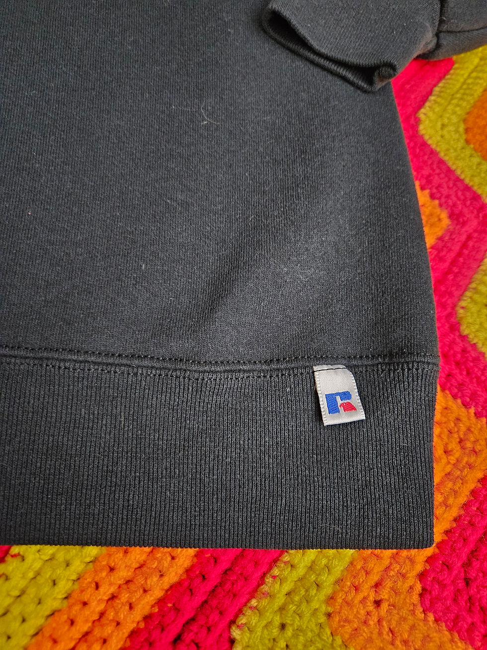Thumbnail: Vintage Guys And Dolls Black Pullover Sweatshirt View Four