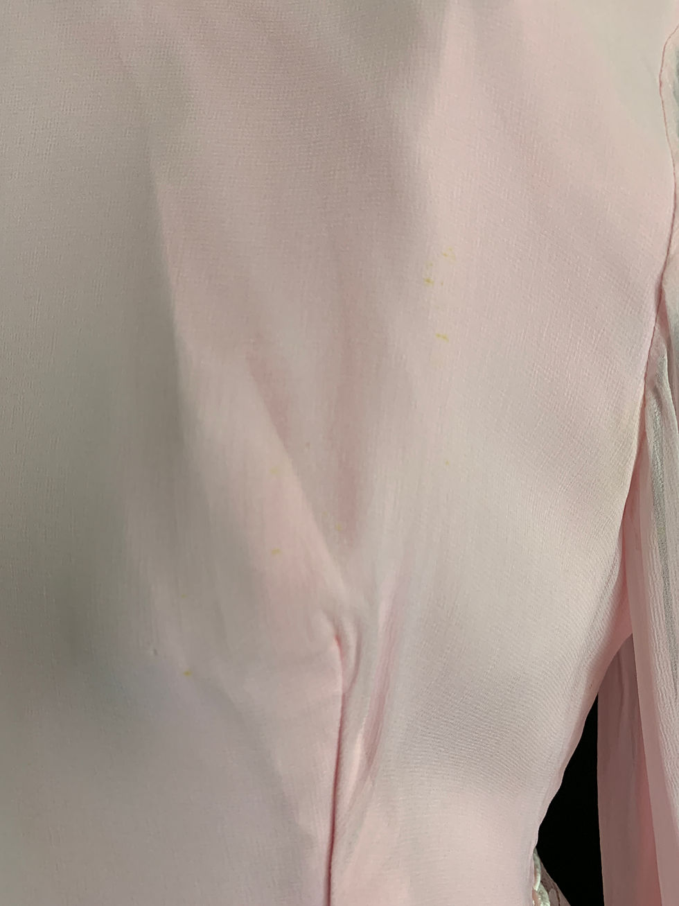 Thumbnail: Vintage Pink Lace Chiffon Long SleeveMaxi Dress View Six