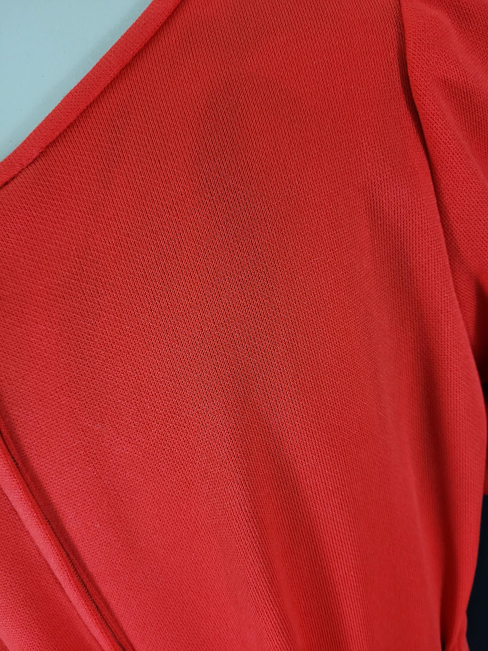 Thumbnail: Vintage Cherry Red Puff Sleeve Maxi Dress View Fifteen