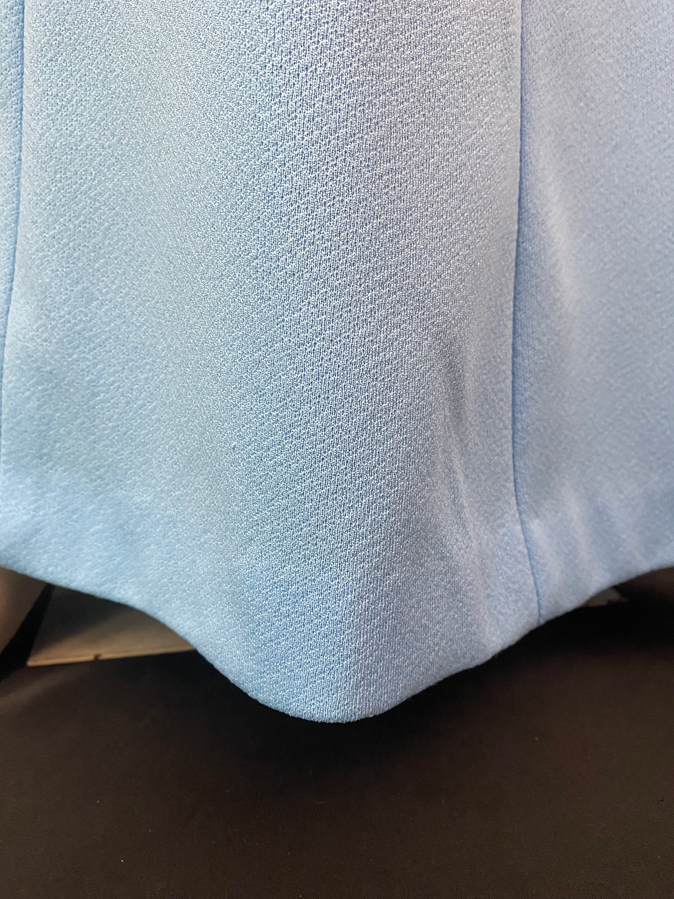 Thumbnail: Vintage Powder Blue Maxi Skirt View 6