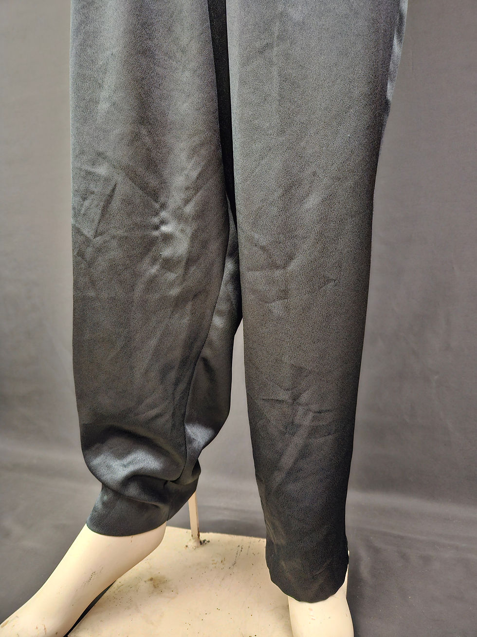 Thumbnail: Vintage Black And Silver Disco Jumpsuit View Six