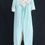 Thumbnail: Mint Green With White Lace Nightgown Robe View 1