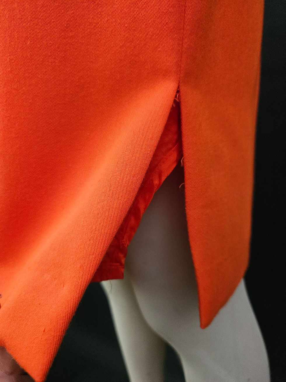 Thumbnail: Vintage Orange Skirt View Eight