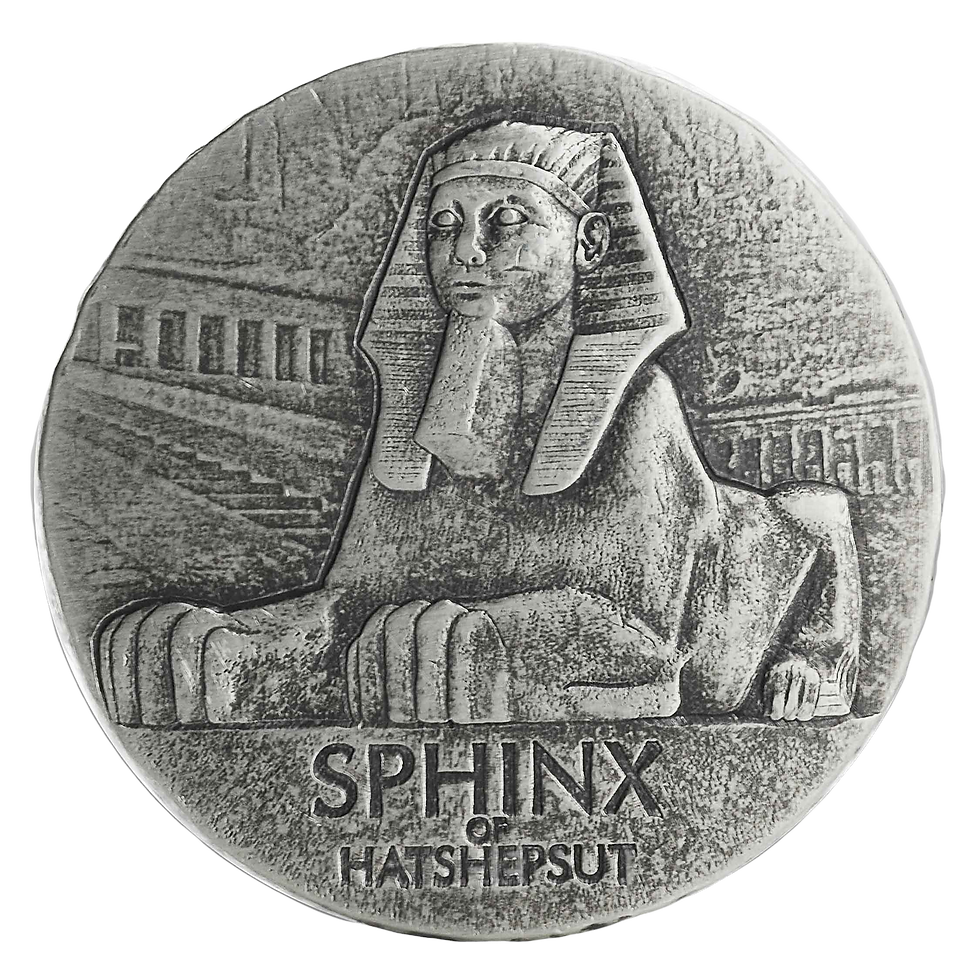 2019 - Sphinx of Hatshepsut - 5oz. - (Antiqued)