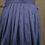 Thumbnail: Vintage Navy Blue Pleated Midi Skirt View Seven