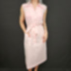 Vintage Pink Sleeveless Gingham Day Dress View One
