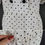 Thumbnail: Vintage White With Black Polka Dot Double Breasted Shirtwaist Dress View Five