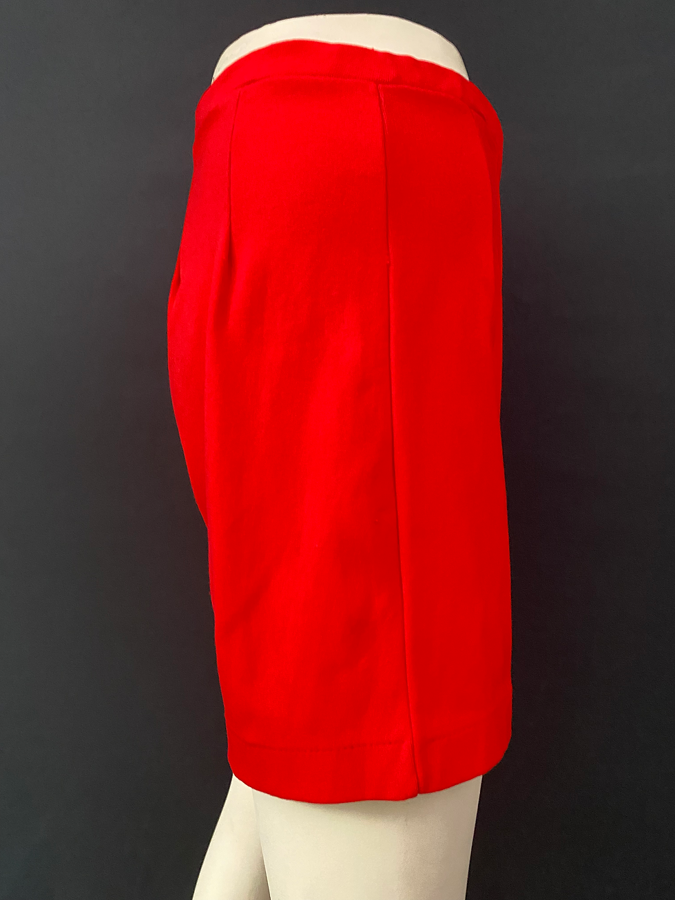Thumbnail: Vintage Red Mod Pull On Shorts View 5