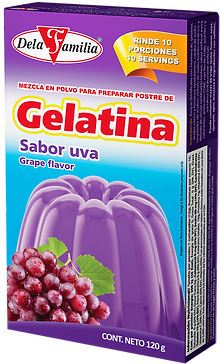 Gelatina 120g - Uva Dela Familia